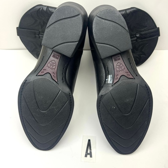 Ariat Heritage leather cowboy R-Toe boot sz 14 D - Picture 13 of 13